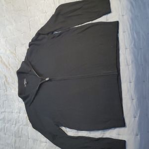 Banana Republic Cashmere Full-Zip Cardigan, Large, Black